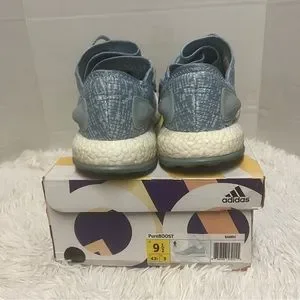 adidas Shoes Adidas Pure Boost Sz 95 Burrito Tongue Blue White Poshmark